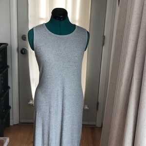 Gap softspun twist back ribbed midi dress